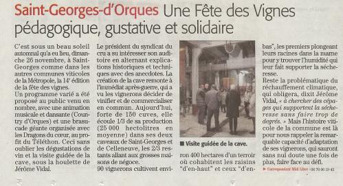 2017 Fête des Vignes - St Georges